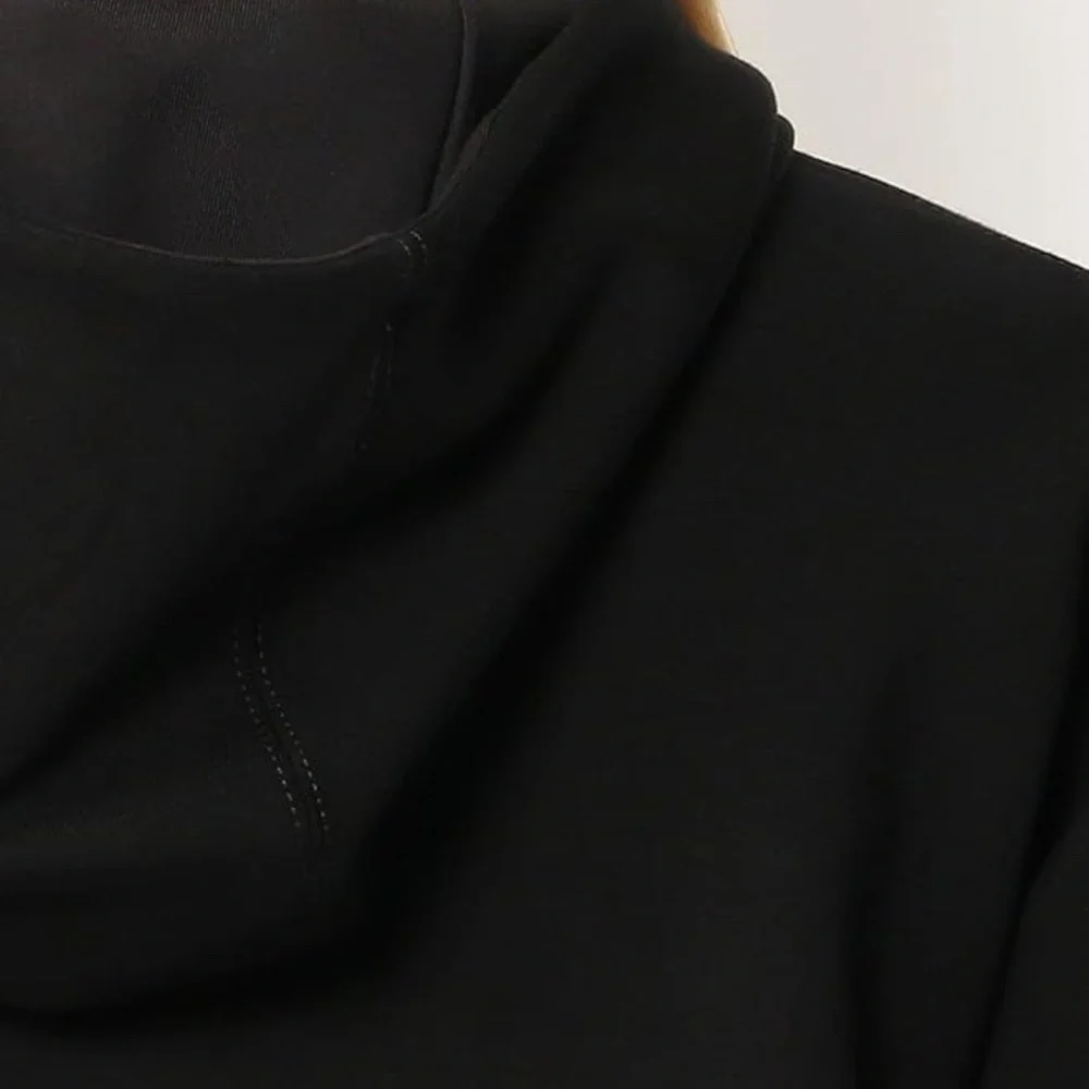 James Perse Black Cropped YOSEMITE Hoodie ~ Women’s Size 4 (fits like an XL) - Picture 7 of 14